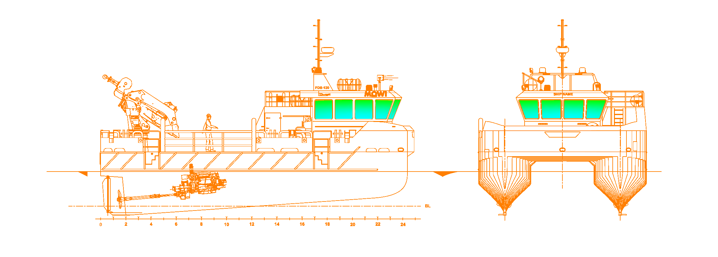 Aluminum Workboat 15m